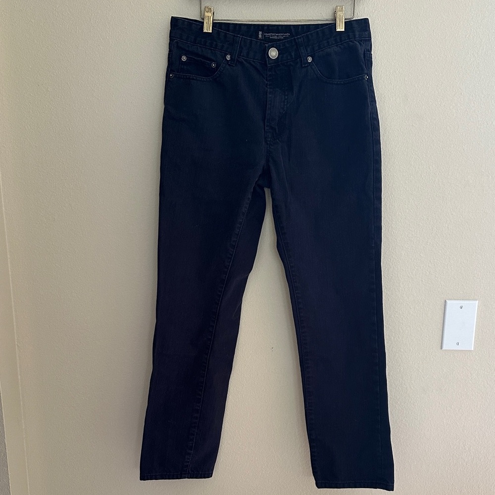 Combatant Gentlemen Men's Straight Fit Black Jeans W30 L30 EUC